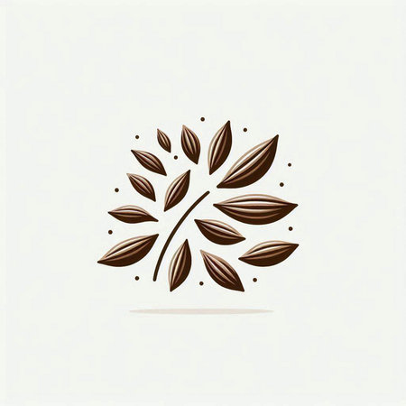 Coffee bean icon. Vector illustration of coffee bean icon.のイラスト素材