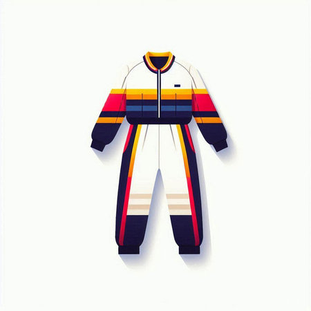 Vector illustration of a sportswear isolated on a white background.のイラスト素材