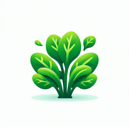 Green leaf icon on white background. Ecology concept. Vector illustration.のイラスト素材