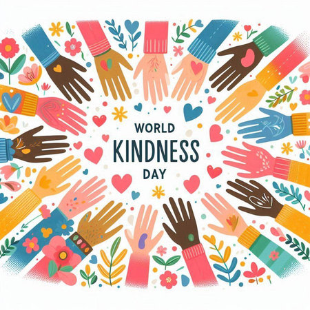 World Kindness Day. Vector Illustration of World Kindness Day.のイラスト素材