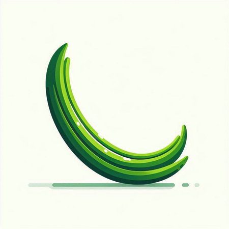 Cucumber icon, vector illustration. Flat design style. Vegetarian food.のイラスト素材