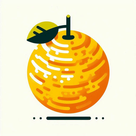 Beautiful flower with leaves and petals in retro style. Vector illustration.のイラスト素材