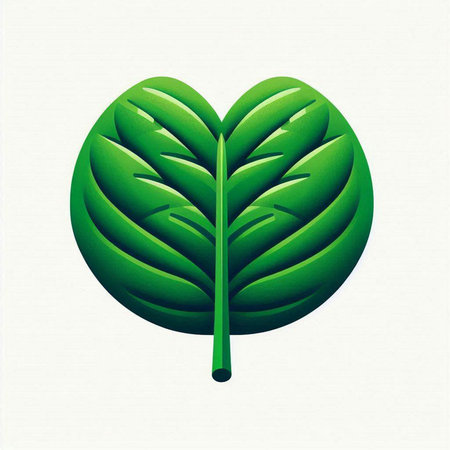 Green leaf icon. Ecology concept. Vector illustration for your design.のイラスト素材