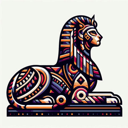 Egyptian symbol of the pharaohs. Vector illustration for your designのイラスト素材