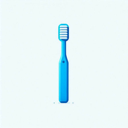 Toothbrush icon on a white background. Vector illustration. Eps 10.のイラスト素材