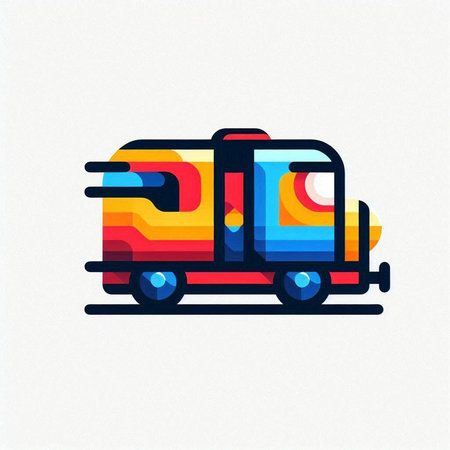 truck vector icon, truck icon, truck icon, truck iconのイラスト素材