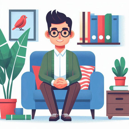 Cute little squirrel with wings isolated on white background. Vector illustration.のイラスト素材