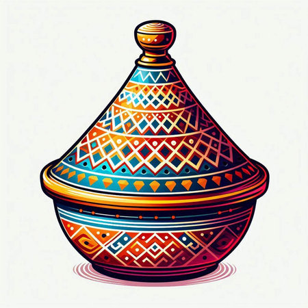 Hand drawn vase. Vector illustration of a vase with a pattern.のイラスト素材