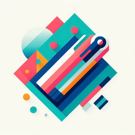 Illustration of fried dough ball with green onion. Vector illustration.のイラスト素材