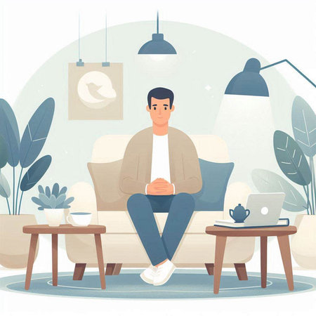 Robot vacuum cleaner isolated on a white background. Vector illustration.のイラスト素材