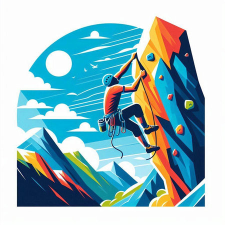 Man sitting in armchair and meditating. Flat style vector illustration.のイラスト素材