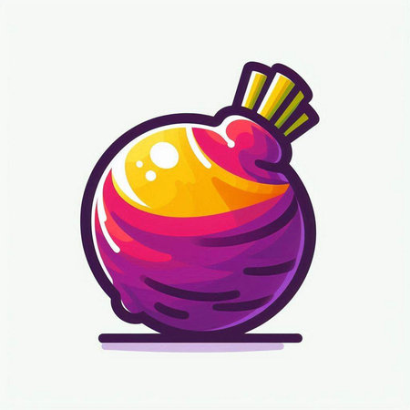 Beetroot vector illustration. Isolated on a white background.のイラスト素材