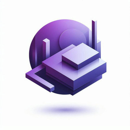 3d isometric abstract background. Vector illustration. Eps 10.のイラスト素材