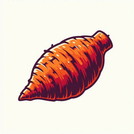Illustration of a seashell on a white background, vector illustrationのイラスト素材