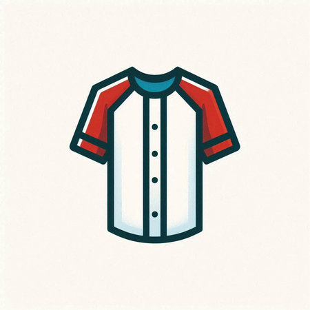 Men's shirt icon. Vector illustration in flat style. EPS 10のイラスト素材