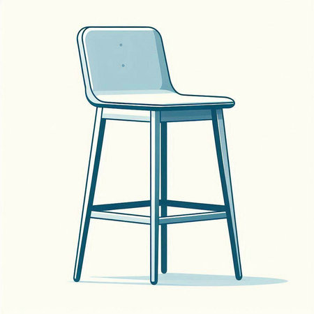 chair on a white background, vector illustration, eps 10.のイラスト素材