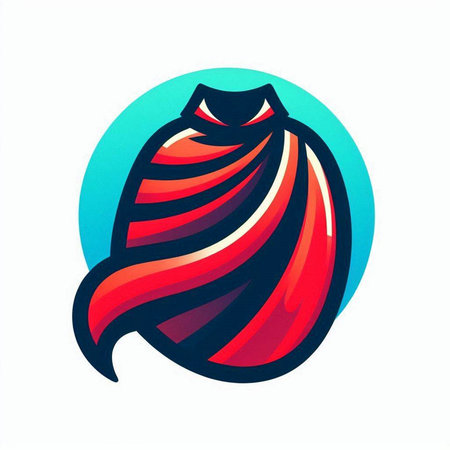 Vector illustration of a red woman's head with a red hair.のイラスト素材