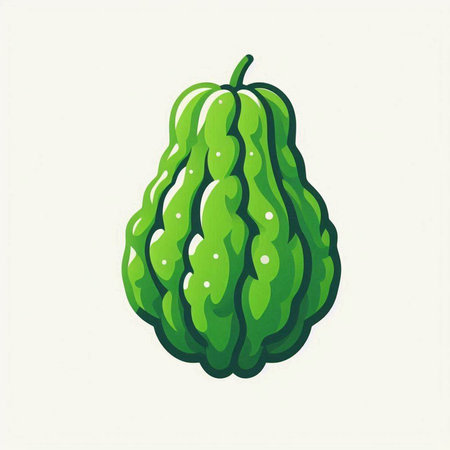 Kiwano fruit vector illustration. Hand drawn kiwano fruit.のイラスト素材