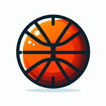 Basketball ball icon. Sport symbol. Vector illustration. EPS 10のイラスト素材
