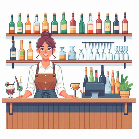 Modern bright interiors 3D rendering illustration  - Living room with sofaのイラスト素材