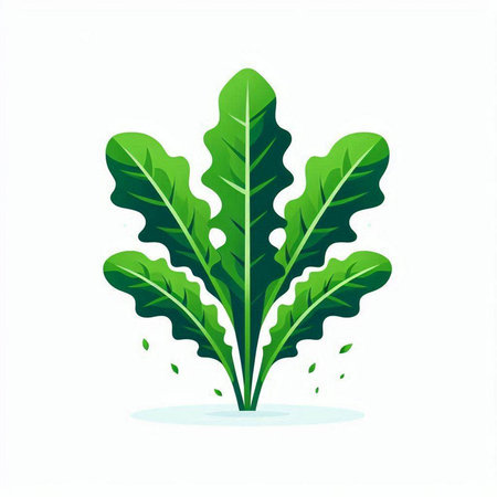 Green leaf icon isolated on white background. Vector illustration. Eps 10.のイラスト素材