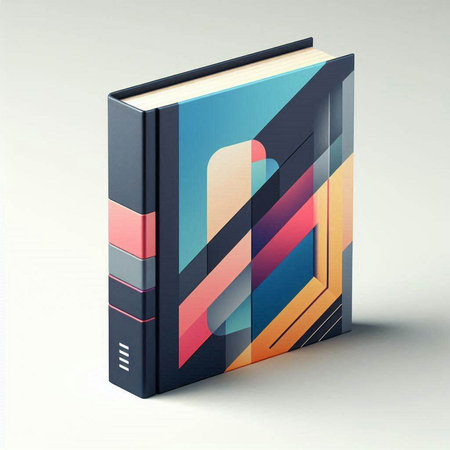 Book on a white background. 3D illustration. Eps 10.のイラスト素材