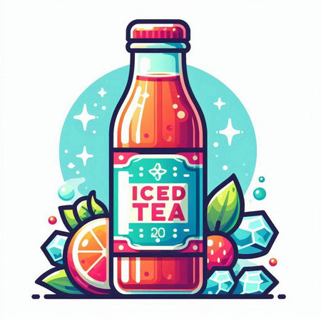 Wooden chest of drawers with vases. Vector illustration.のイラスト素材