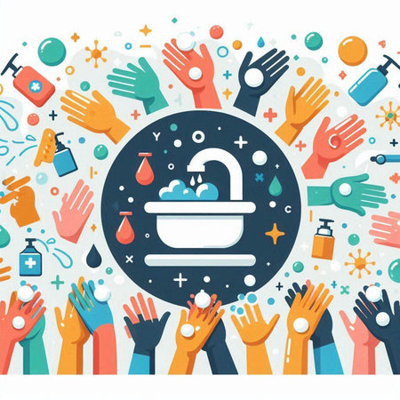 Vector illustration of a bottle of cola with ice cubes and fruits.のイラスト素材