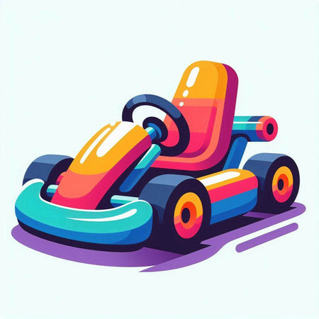 Cartoon Roller Skate Isolated on White Background Vector Illustrationのイラスト素材