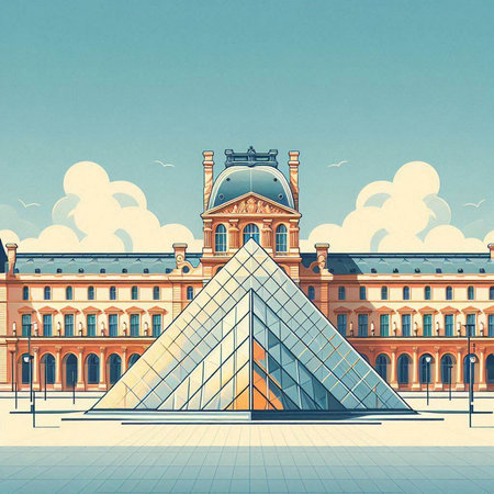 Szczecin, Poland. Architectural landscape. Skyscraper.のイラスト素材