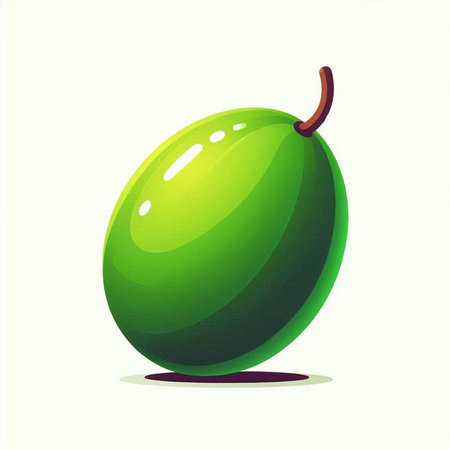 Mango fruit on a white background. Vector illustration. Eps 10のイラスト素材
