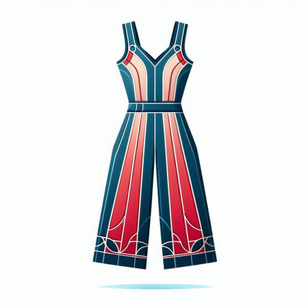 Fashionable woman's dress. Vector illustration. EPS 10.のイラスト素材