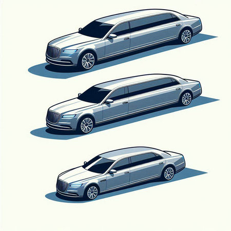 Sketch of the car. Vector illustration on white background.のイラスト素材