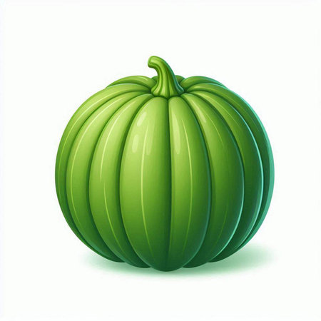 Pumpkin isolated on white background. Vector illustration. Eps 10.のイラスト素材