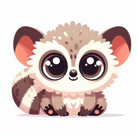 Cute cartoon baby hedgehog. Vector illustration in cartoon style.のイラスト素材