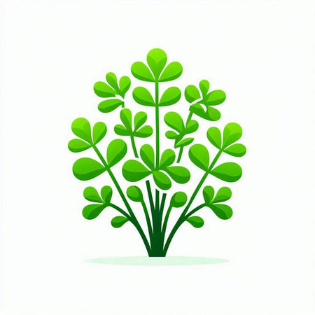 green tree isolated on a white background. vector illustration eps 10のイラスト素材