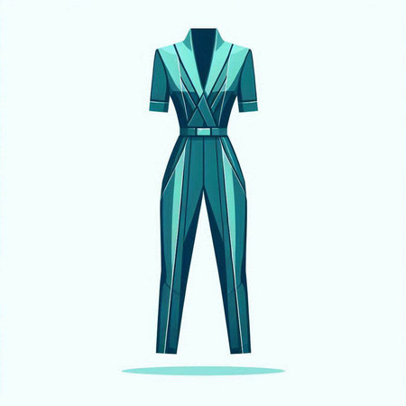 Fashion mannequin. Vector illustration of a mannequin.のイラスト素材