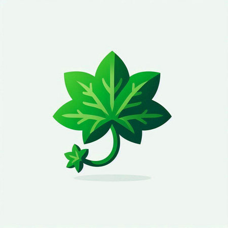 Leaf of clover on white background. Vector illustration. Eps 10.のイラスト素材
