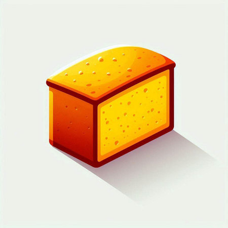 piece of cheese on a white background. Vector illustration. Eps 10のイラスト素材