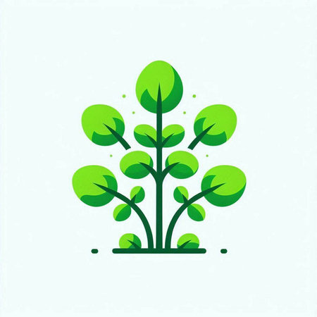 Green tree icon. Ecology concept. Vector illustration for your design.のイラスト素材