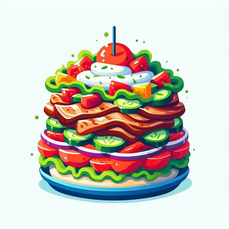 Cartoon submarine. Vector illustration in a flat style. Isolated on white background.のイラスト素材