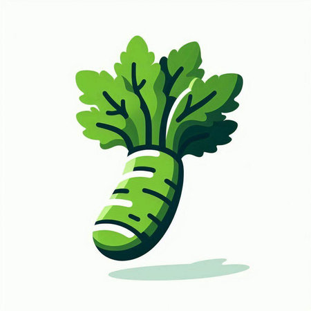 Carrot vegetable icon isolated on white background. Vegetable vector illustration.のイラスト素材