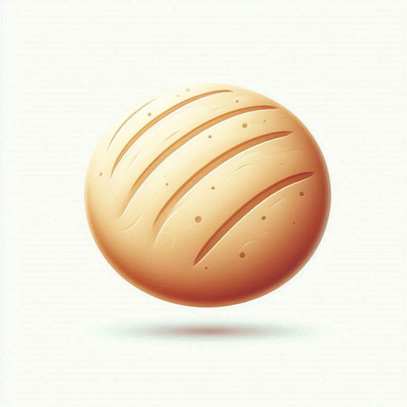 Bread on a white background. Vector illustration. Eps 10.のイラスト素材