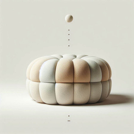Pumpkin on a white background. 3d illustration. Minimalism.のイラスト素材