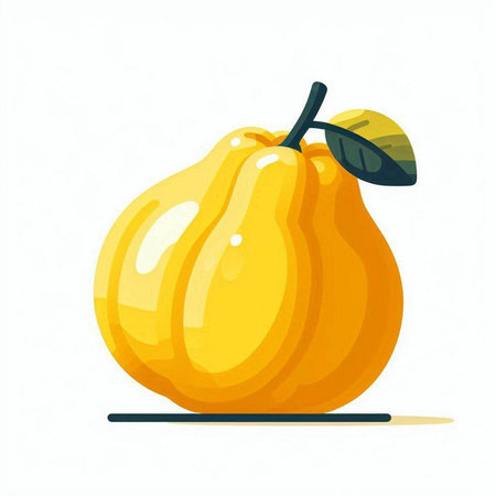 Pumpkin on a white background. Vector illustration in cartoon style.のイラスト素材