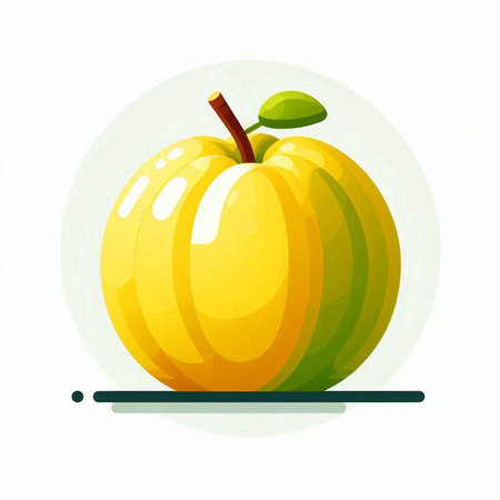 Pumpkin isolated on a white background. Vector illustration in cartoon style.のイラスト素材