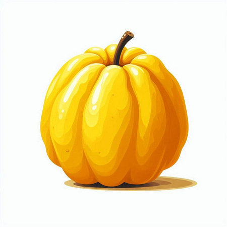 Pumpkin isolated on white background. Vector illustration. Eps 10.のイラスト素材