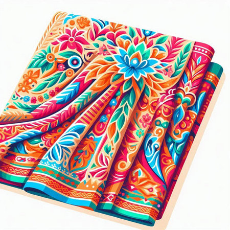 Colorful hand drawn book cover. Colorful doodle patternのイラスト素材