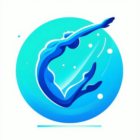 Swimming pool icon, vector illustration. Swimming pool symbol.のイラスト素材