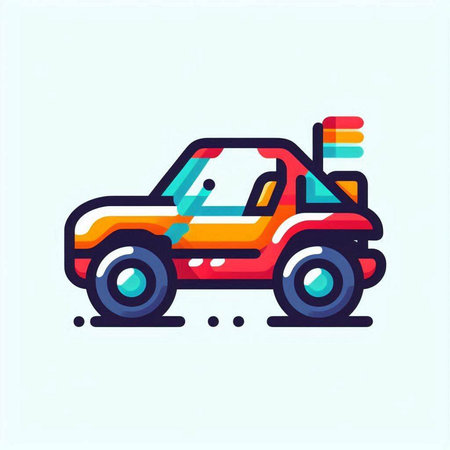 truck vector icon, vehicle icon, vehicle icon, car iconのイラスト素材